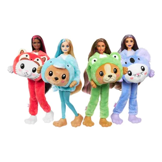 Boneca Disfarces Engraçados De Animais Barbie Cutie Reveal - Mattel HRK22