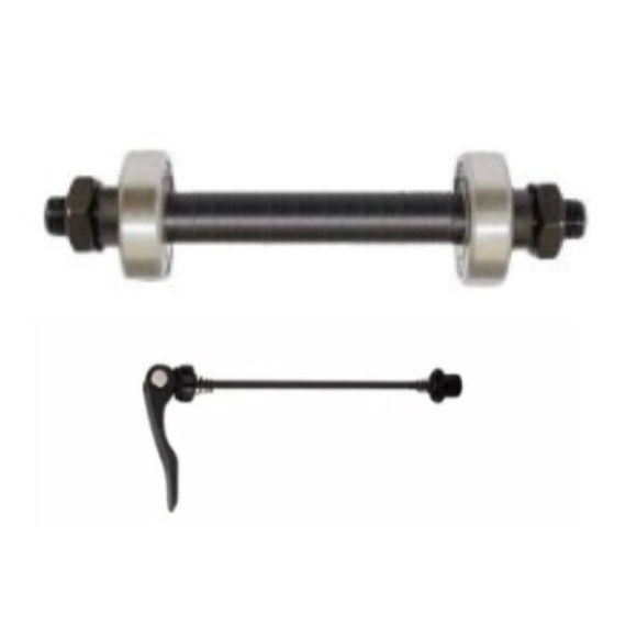Eixo Dianteiro Bicicleta Furado de Blocagem Aro 26-29 110mm com ...