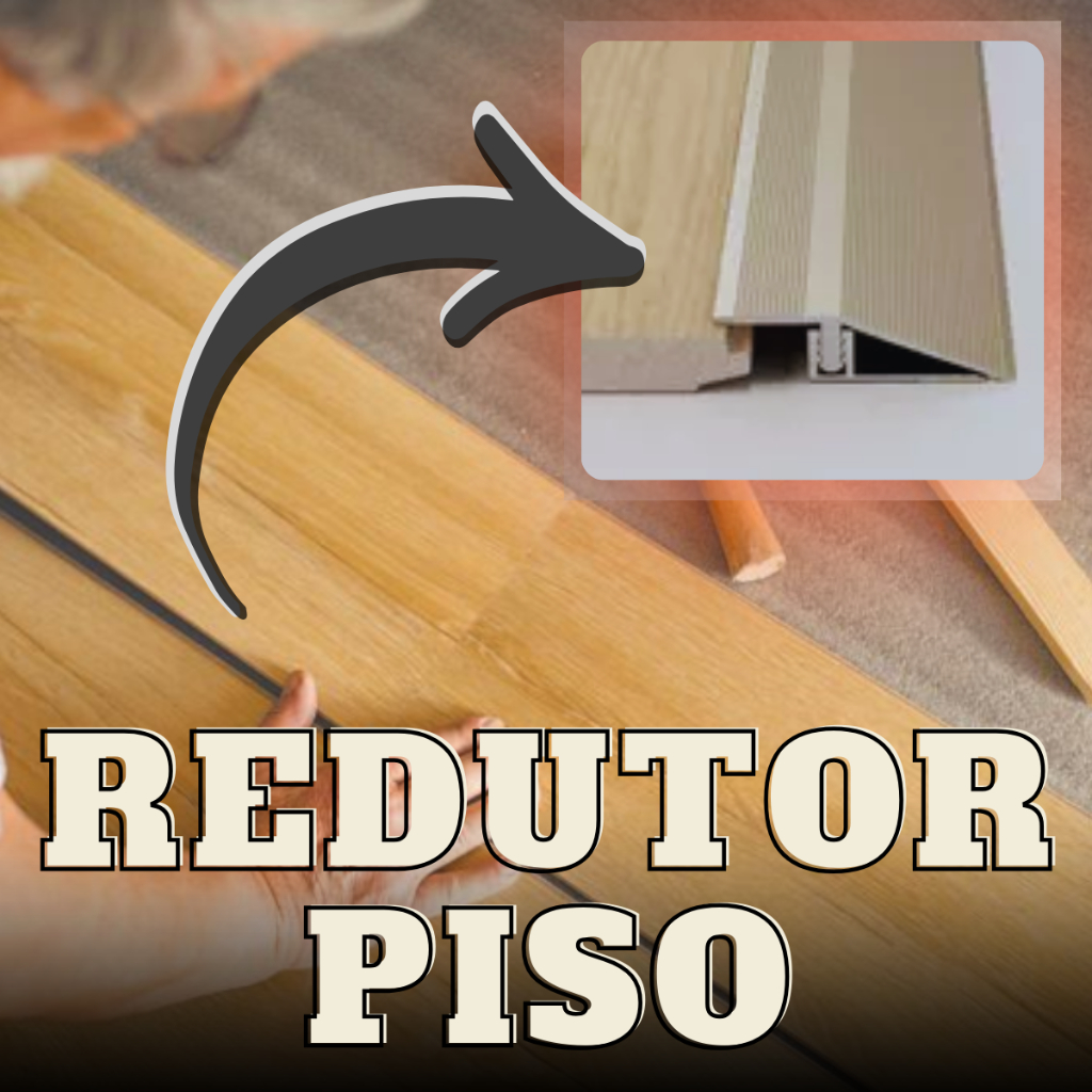 Perfil redutor para desnível de piso laminado (Diversas medidas)