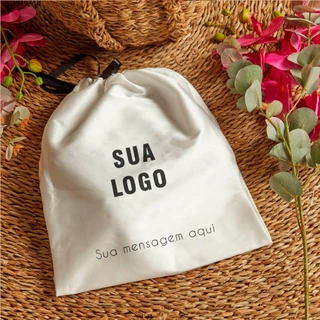 Kit 10 Saquinhos Personalizados: Elegância para Lembranças e Acessórios em Casamentos e Eventos Festivos