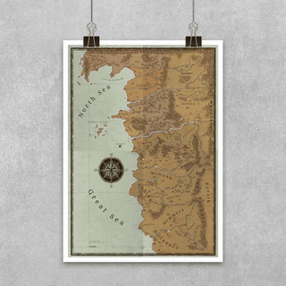 Mapa The Witcher 3 - Coleção The Witcher