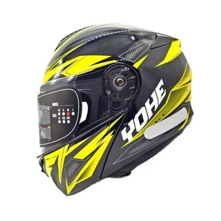 Capacete Articulado Yohe Pratik Escamoteavel Robocop Summer tamanho 64