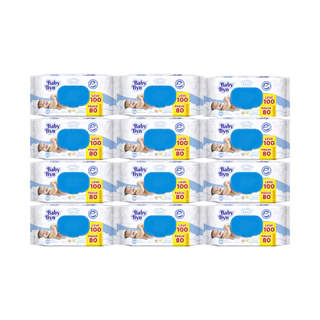 Toalha Umedecida Baby Byn Basic 1200fls (12undX100fls)
