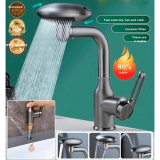 Torneira de Banheiro Lavatório de Bancada Com Misturador Monocomando Linha Luxo Com 4 Jatos Promoção