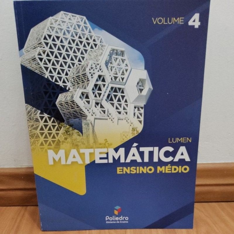 LIVROS POLIEDRO VOLUME 4 NOVOS COLEÇÃO LUMEN | Shopee Brasil
