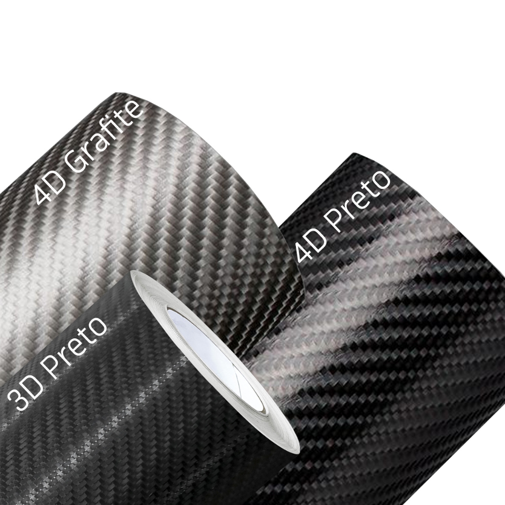 Adesivo Fibra De Carbono 3D 4D 5D Automotivo P/ Envelopar Moldável Primeira Linha Alta Qualidade
