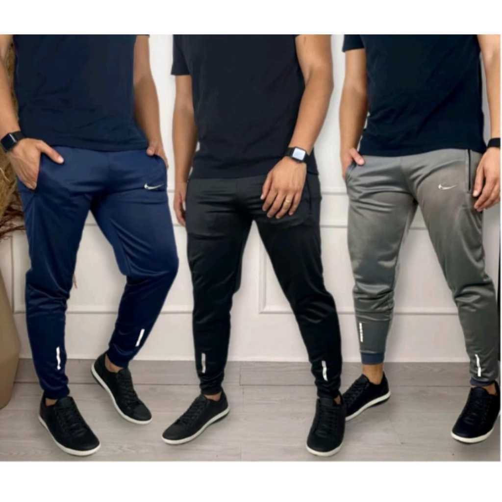KIT 3 Calça Jogger Masculina Skinny