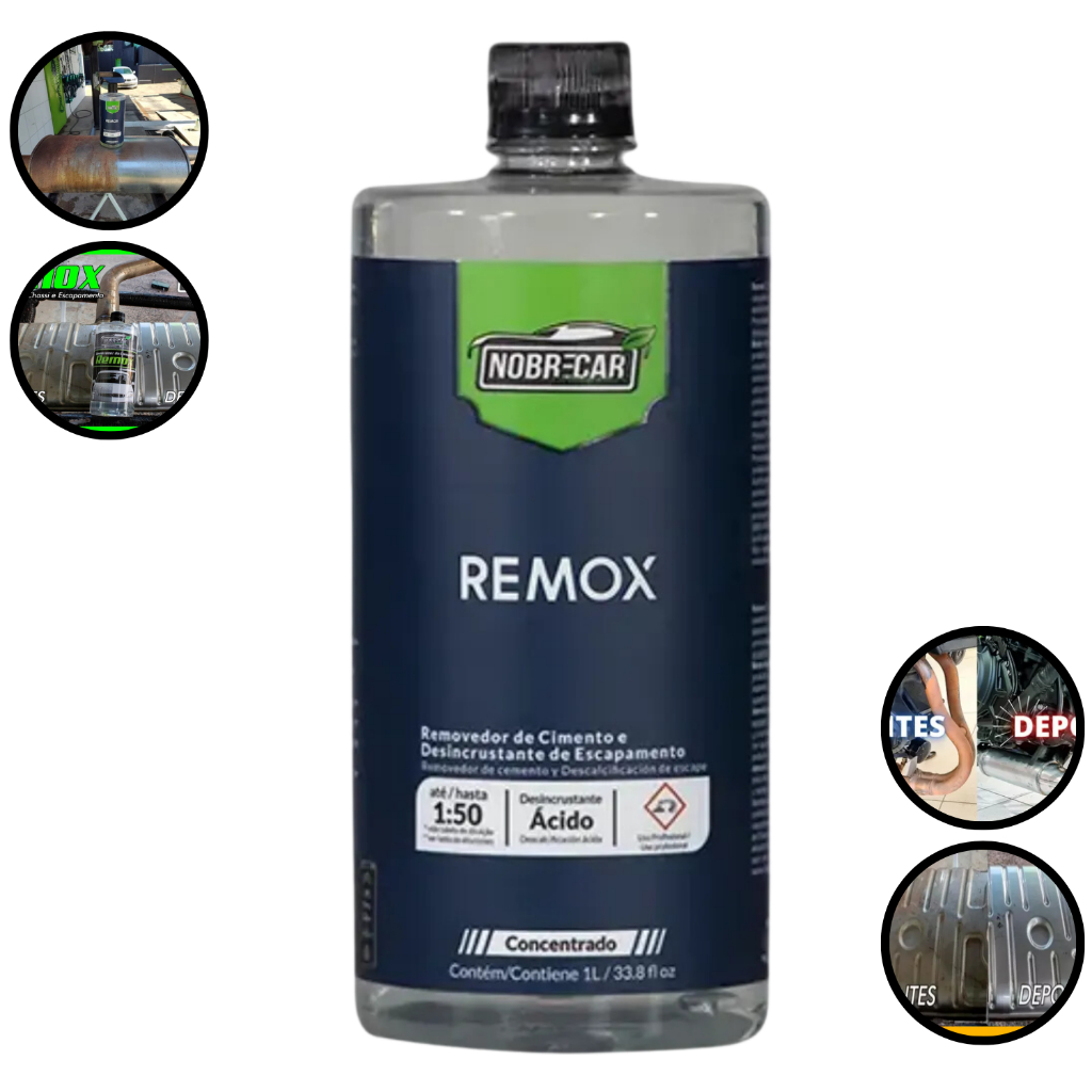 Limpa Escapamento e Removedor de Concreto Remox 1L Nobrecar