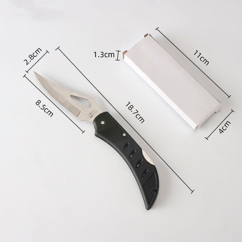 Faca dobrável para uso externo de alta dureza portátil lâmina de sobrevivência selvagem faca de campo faca de frutas