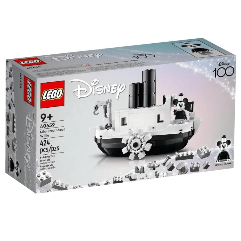 Lego 40659 Mini Steamboat Willie novo