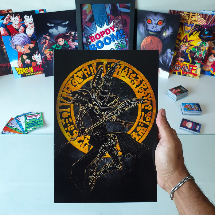 Yu-Gi-Oh! Placa decorativa mdf quadro decoração parede presente / Animes / Mangá