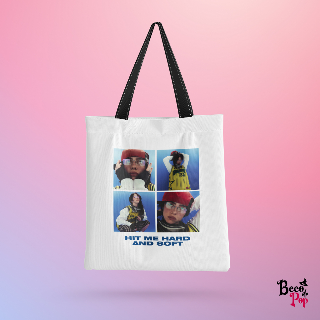 Ecobag - Billie Eilish (Hit Me Hard and Soft) | Shopee Brasil