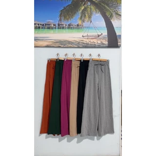 Calça Moleton Pantalona feminina Cintura alta 2024
