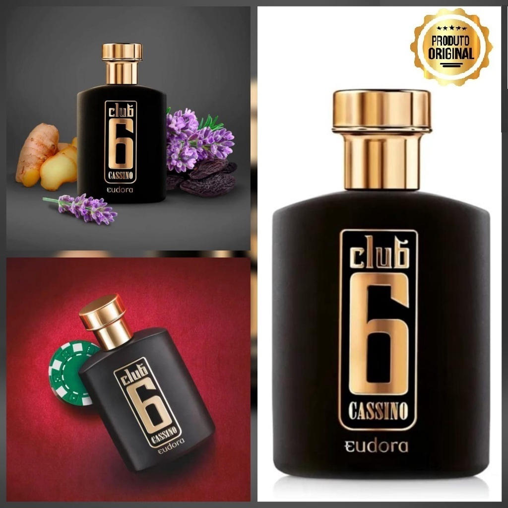 Eudora Kit Club 6 Cassino: Desodorante Colônia 95ml + Desodorante