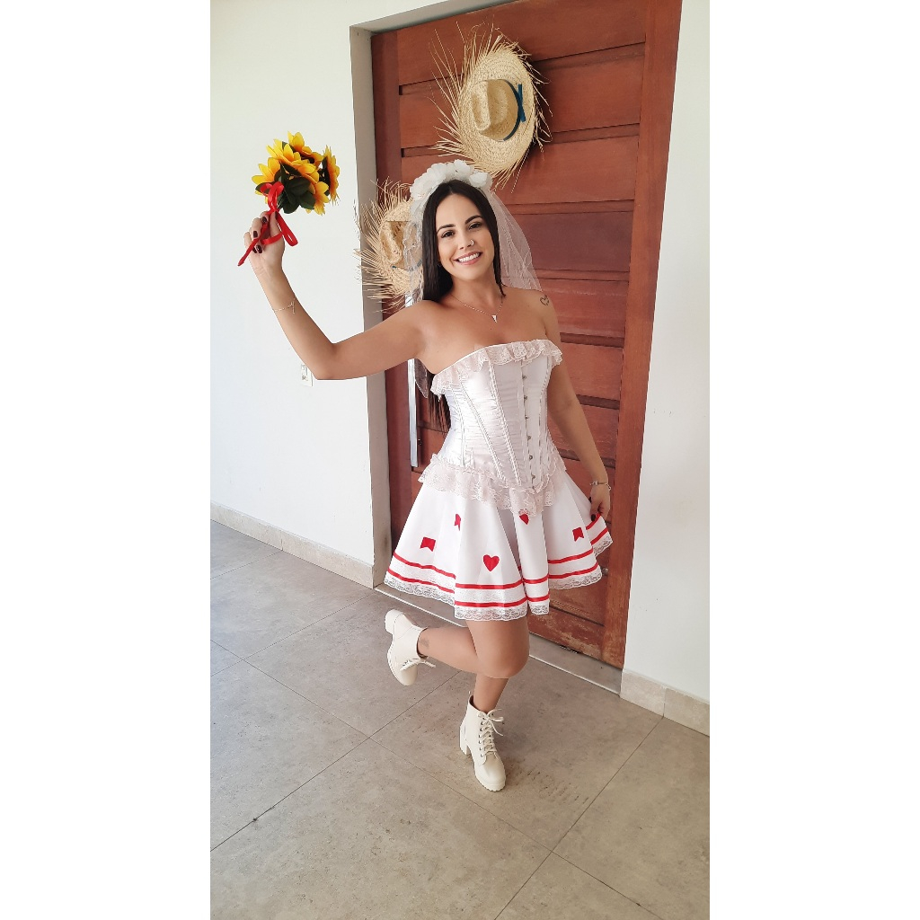 Saia junina noivinha