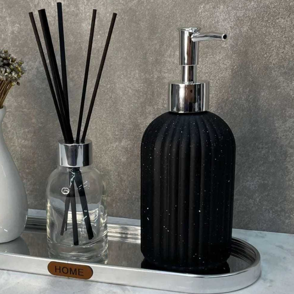 PORTA SABONETE LÍQUIDO DE VIDRO 400ML