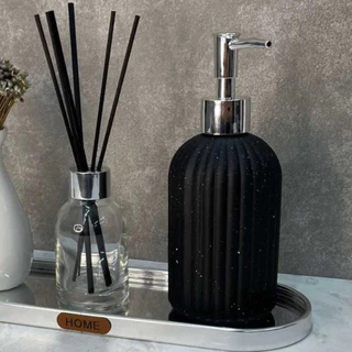 PORTA SABONETE LÍQUIDO DE VIDRO 400ML