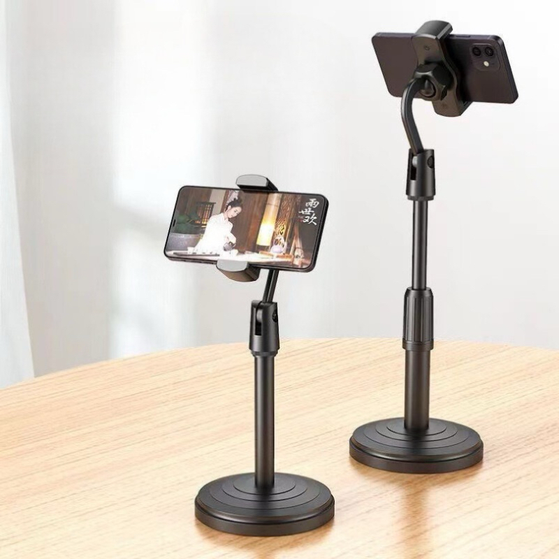 Suporte Para Celular De Mesa Tripé Articulado 360º Base Estável