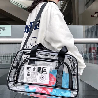 Bolsa Viagem Grande Transparente Feminina Masculino Presidio Praia Industria P em Oferta na Shopee