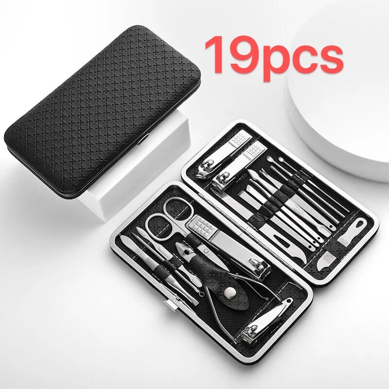 Kit Manicure Estojo Portátil 19 Peças