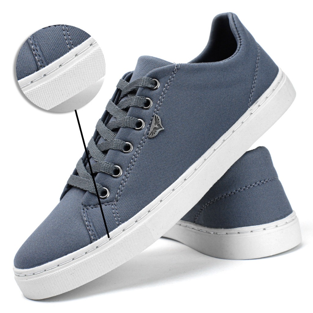 Promoção Sapatenis Tênis Casual Masculino Lona Oferta Imperdivel