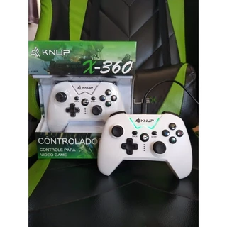 Controle Com Fio Xbox 360 Joystick PC Manete USB analógico