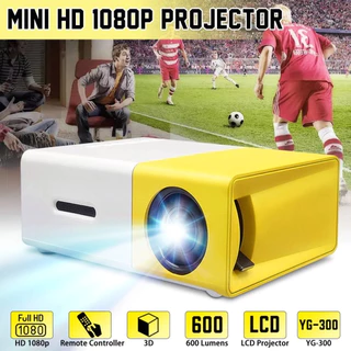 Mini Projetor Portátil Led 1080p 600 Lúmens Hdmi YG300 Envio Imediato em Oferta na Shopee
