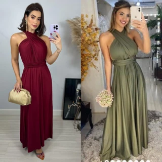 Kit 2 Vestidos Multiformas Várias Formas Festas Casamento Formaturas Batizados