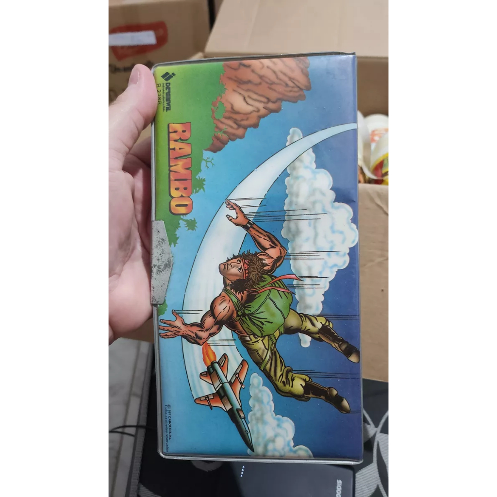 Estojo Rambo Anos 80 90 Material Escolar Lancheira 1987 | Shopee Brasil