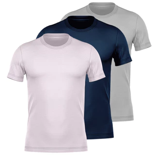 Camiseta Dry Fit Térmica Lisa Masculina Gola Redonda Esportiva Academia Treino Corrida