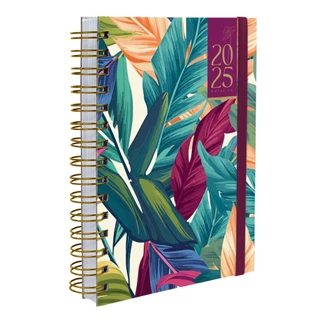 Agenda 2025 Plus Capa Dura Capa Dura Botanics Tropical Leaves