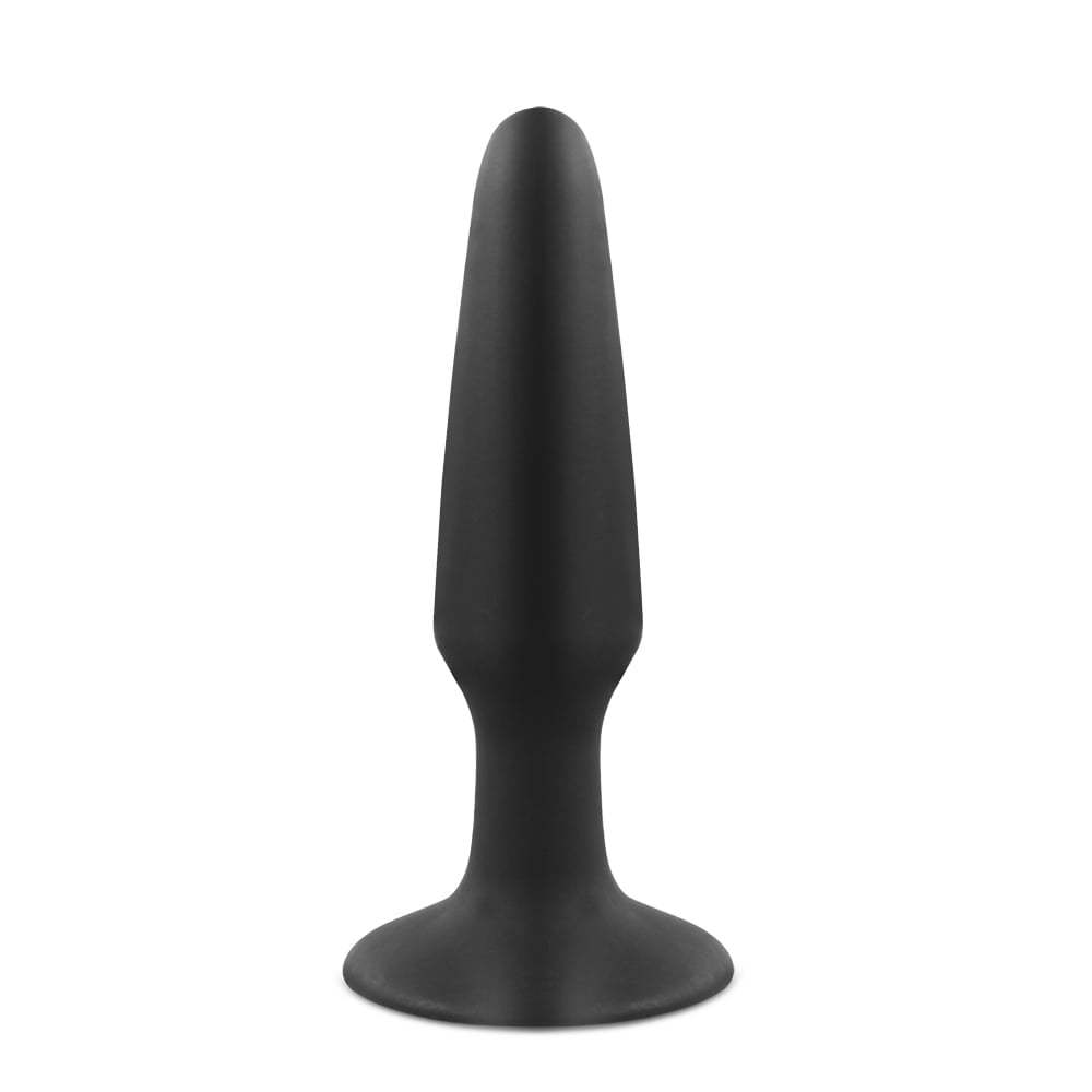 Plug Anal com Ventosa de Silicone Tamanho: 13,5cm x 2,5cm