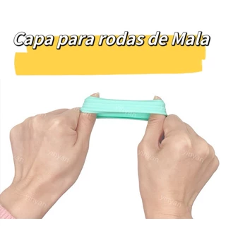 [Protetor de Roda] Kit com 8 Capas Para Rodas de Mala