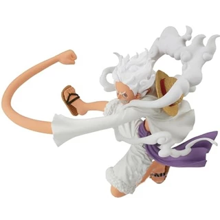 Boneco One Piece Monkey D Luffy Gear 5 Nika Battle Record Collection Bandai Banpresto Original
