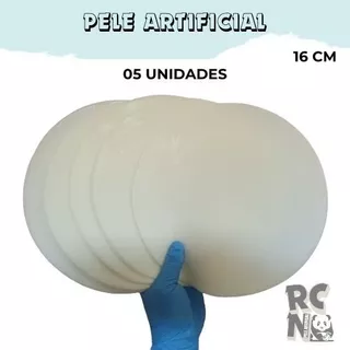Kit pacote pele artificial para tatuagem 16 cm, pacote com 05 unidades para treino tatuagem e micropigmentação