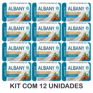 Kit 12 Sabonetes Albany Hidratação Intensiva 85g