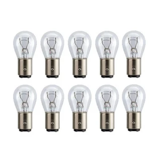 kit com 10 lâmpadas 2 polos 12v P21/5w em Oferta na Shopee