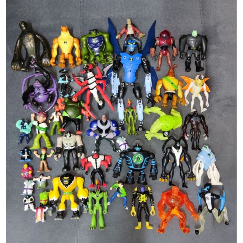 BEN 10 - Coleção de Bonecos e Brinquedos Bootlegs e Originais