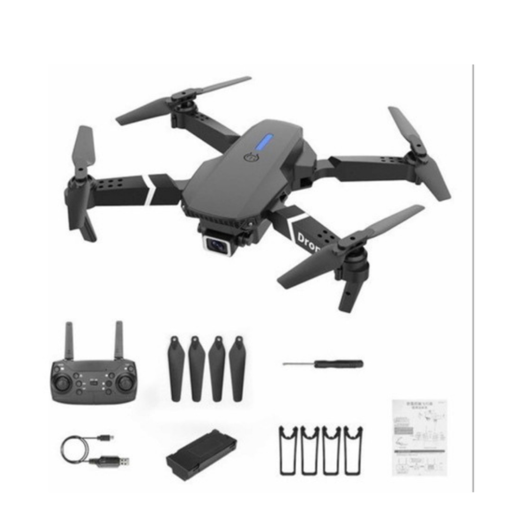 Drone Mini E88 Pro Camera 4k Com 1 Bateria Wi-fi Pro
