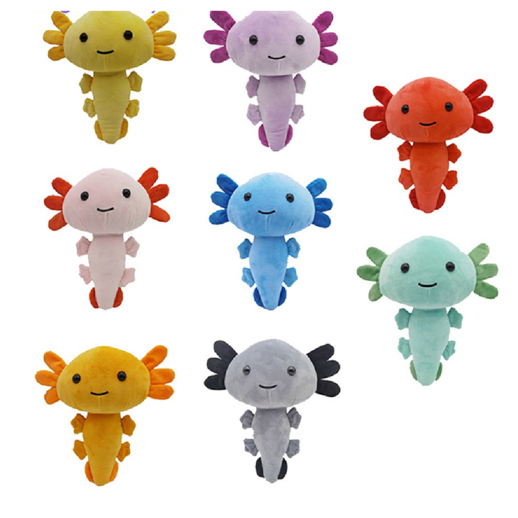 Axolote Kawaii Brinquedo De Pelúcia Boneco Pelúcia Axoloti Axolote 18 ...