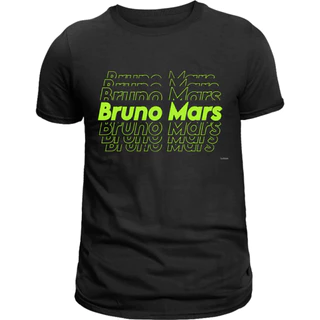 Camiseta Camisa Bruno Mars Pop Music Blusa unissex Babylook 100% Algodão Envio imediato