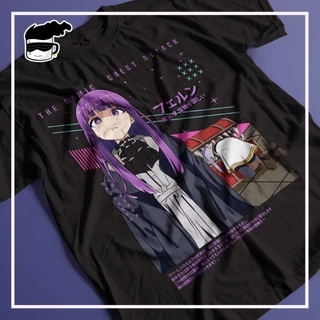 Camiseta Fern Frieren Mimic Unissex Camisa Anime 100% Algodão