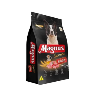 Ração Magnus Supreme Cães Adultos Sabor Frango e Cereais 15kg Adimax em Oferta na Shopee