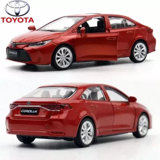 Carrinho de Coleção de Ferro Toyota Corolla Hybrid Escala 1/43 Carro Nacional