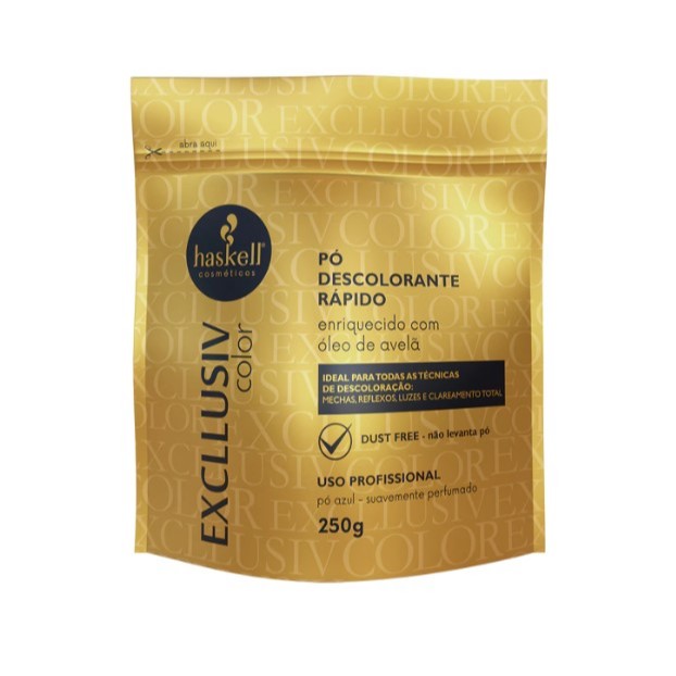 Pó Descolorante Rápido Excllusiv Color 250g - Haskell