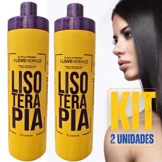 Progressiva Orgânica Sem Formol Lisoterapia - Hidralize 1L - Liso Extremo 2 UN.