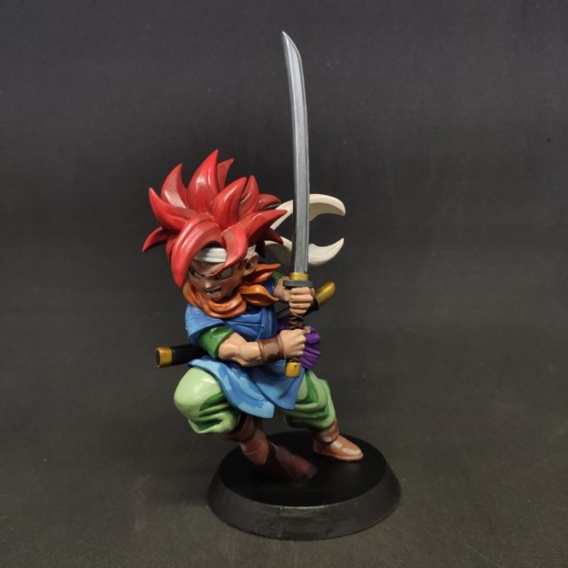 Chrono trigger personagem Crono Boneco Colecionável