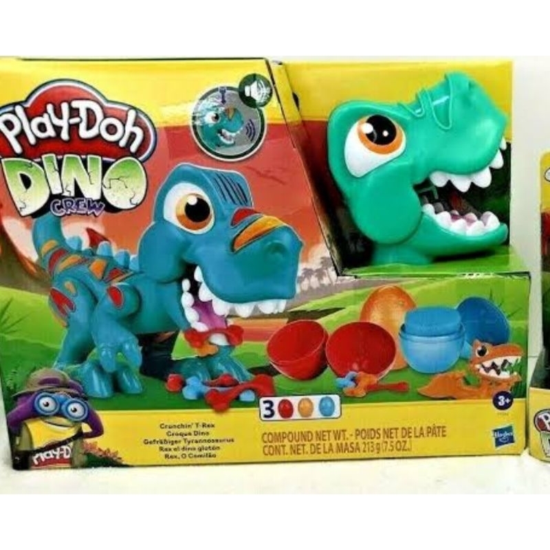 Brinquedo Play-Doh Massinha de Modelar Dino Crew Rex - Hasbro | Shopee ...