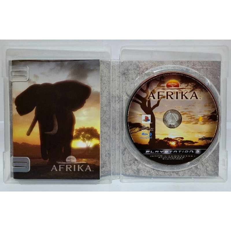 Afrika, jogo original Japonês para ps3 mídia física, com manual e