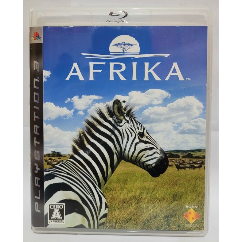 Afrika, jogo original Japonês para ps3 mídia física, com manual e